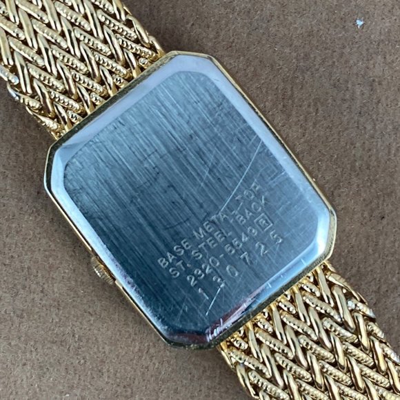 Vintage Fabulous Gold Lassale by Seiko Tank Dress Watch main image 7